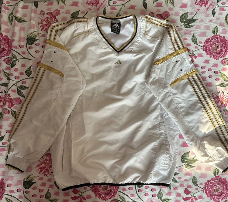 Adidas Originals Adidas White And Gold Long Sleeve Jacket product image